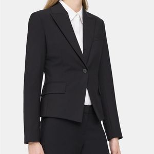 NWT Theory Brince B Black Wool Blazer 00